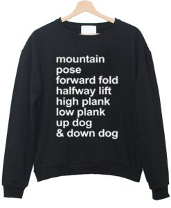 Mountain Pose Forward Sweatshirt