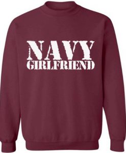 Navy Girlfriend Sweatshirt