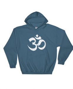 Om, Ohm, Aum Symbol Yoga Hoodie