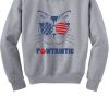 Pawtriotic America Patriot Cat 4th of July Youth Kids Sweatshirt