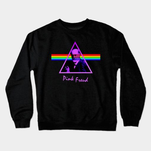 Pink Freud Crewneck Sweatshirt