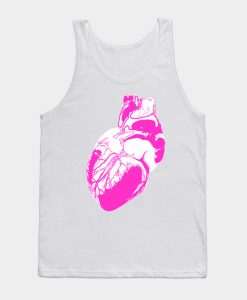 Pink Heart Tank Top