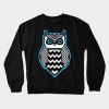 Pixel Owl Pattern Crewneck Sweatshirt