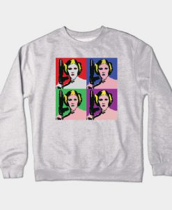 Princess Leia Pop Art Crewneck Sweatshirt