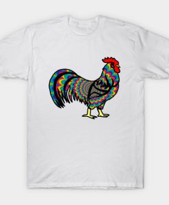 Psychedelic Rooster T-Shirt