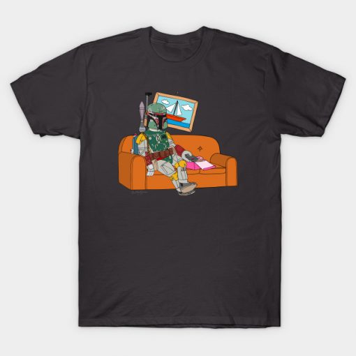 ROTJ SE Fett on Couch T-Shirt