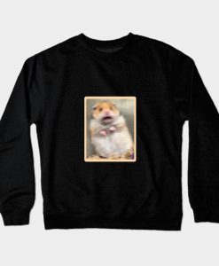 Scared Hamster Crewneck Sweatshirt