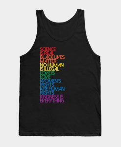 Science is Real Black Lives Matter Tank Top