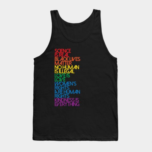 Science is Real Black Lives Matter Tank Top