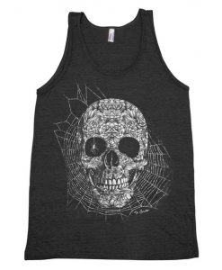 Skull Men's Unisex Halloween Tank Top