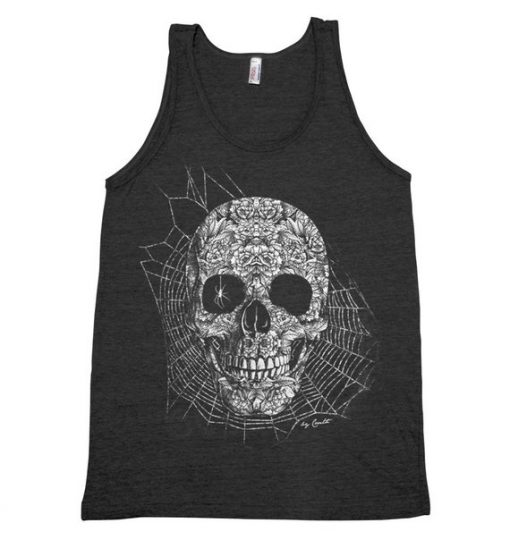 Skull Men's Unisex Halloween Tank Top