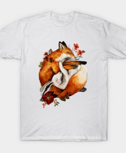 Sleepy Fox and Hare T-Shirt