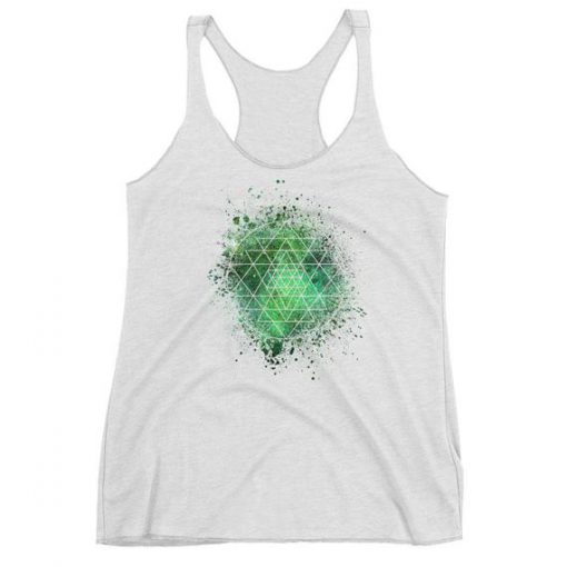 Sri Yantra Sacred Geometry Women's Premium Racerback Tank