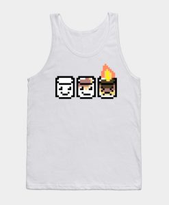 Stages of a Marshmallow Smore Tank Top