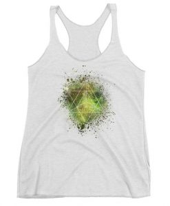 Star Tetrahedron the Merkaba Vehicle of Light Women's Premium Racerback Tank