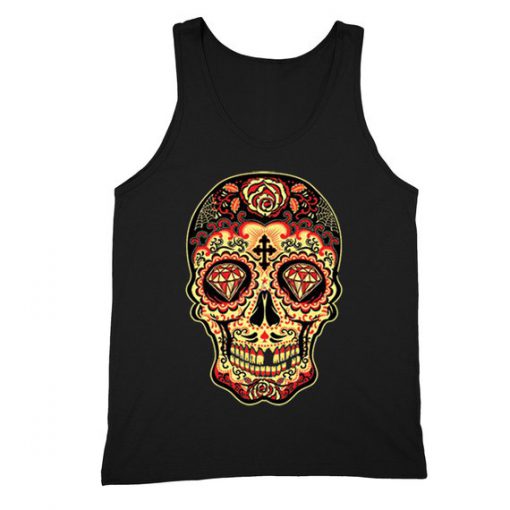 Sugar Skull Day of the Dead Tank