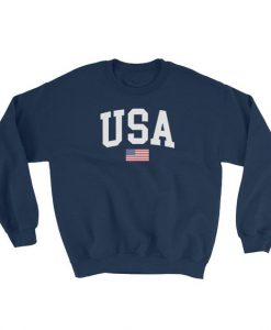 USA Flag Sweatshirt