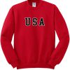 USA Red Sweatshirt