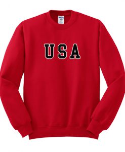 USA Red Sweatshirt