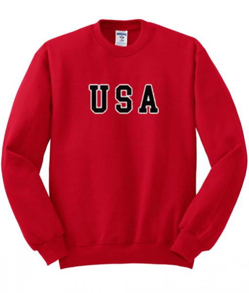 USA Red Sweatshirt