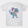 Unicorn riding a dinosaur T-Shirt