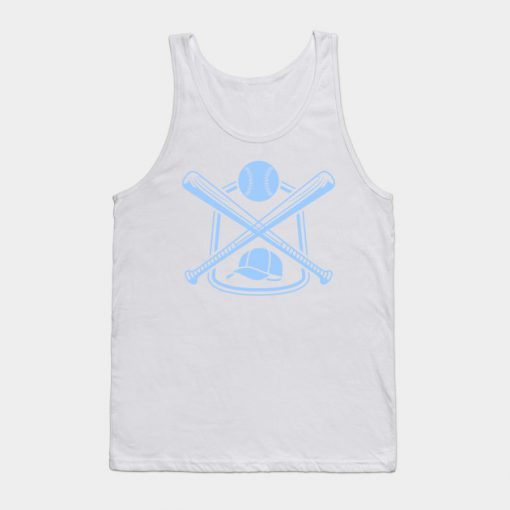 Unique Baseball Design Tank Top