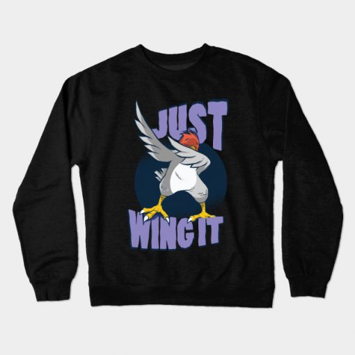 Woodpecker - Just Wing It Crewneck Sweatshirt