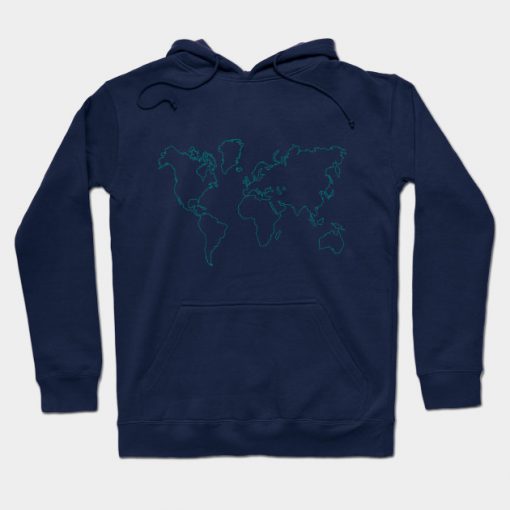 World map Hoodie