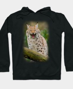 Yawning Lynx Hoodie