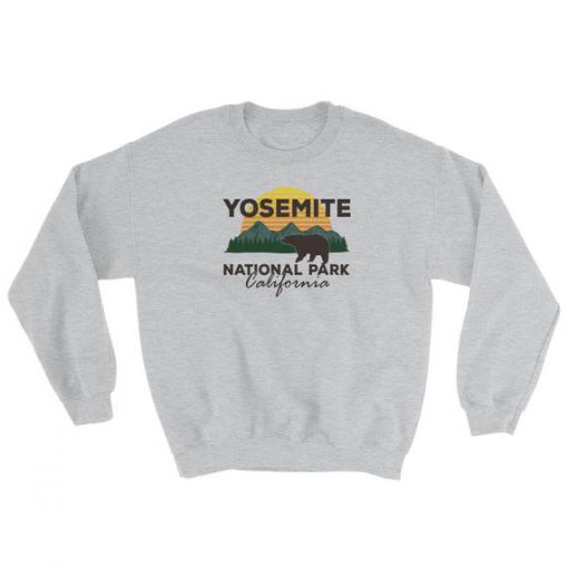 Yosemite National Park Black Bear Sweatshirt