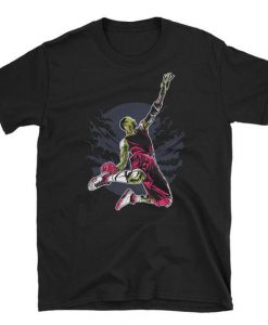 Zombie Slam dunk Basketball Halloween T-Shirt