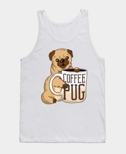 coffee pug Tank Top