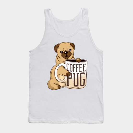 coffee pug Tank Top