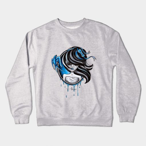 crying girl Crewneck Sweatshirt