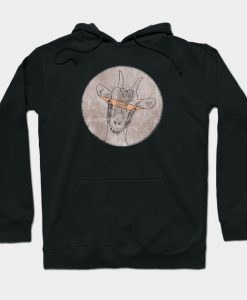 goat illustration Hoodie