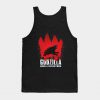 godzilla king of the mosters Tank Top