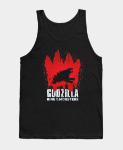 godzilla king of the mosters Tank Top