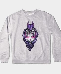 gothic bat girl Crewneck Sweatshirt