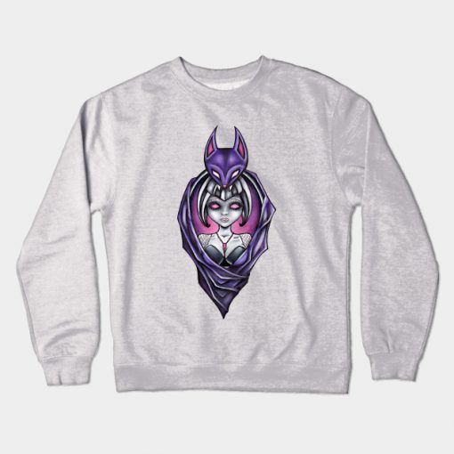 gothic bat girl Crewneck Sweatshirt