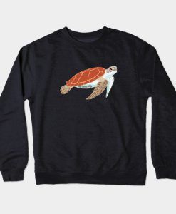 turtle illustration Crewneck Sweatshirt