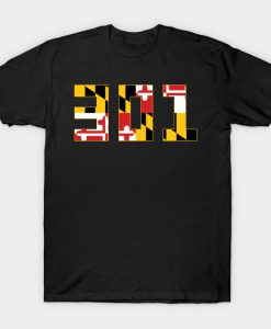 301 Maryland Flag T-Shirt