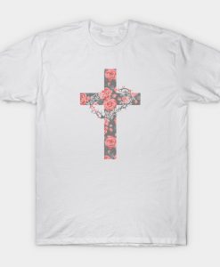 Abstract Jesus Design T-Shirt