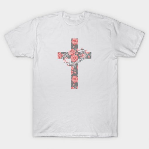 Abstract Jesus Design T-Shirt