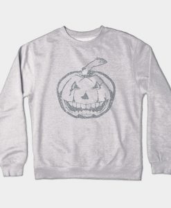 Abstract Pumpkin Design Crewneck Sweatshirt