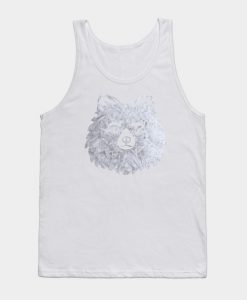 Abstract Puppy Design Tank Top