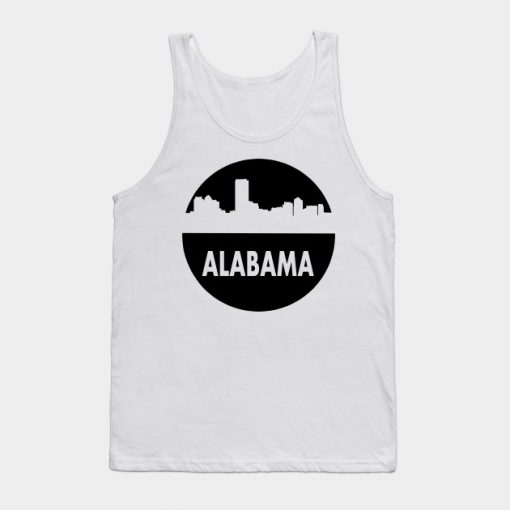 Alabama Skyline Cutout Tank Top