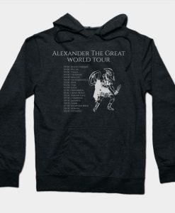 Alexander The Great World Tour Hellenic Ancient Greek History Hoodie