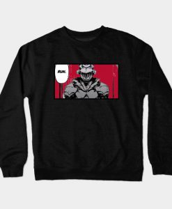 Anime Shirt Goblin Slayer Run Crewneck Sweatshirt