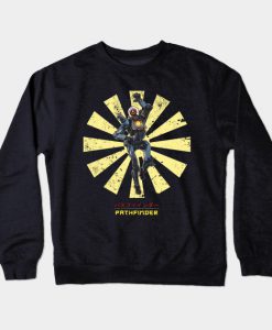 Apex Legends Pathfinder Retro Japanese Crewneck Sweatshirt