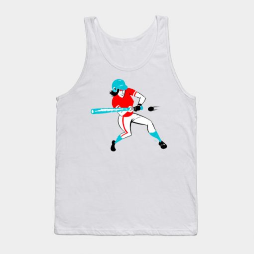 Baseball Woman Tank Top